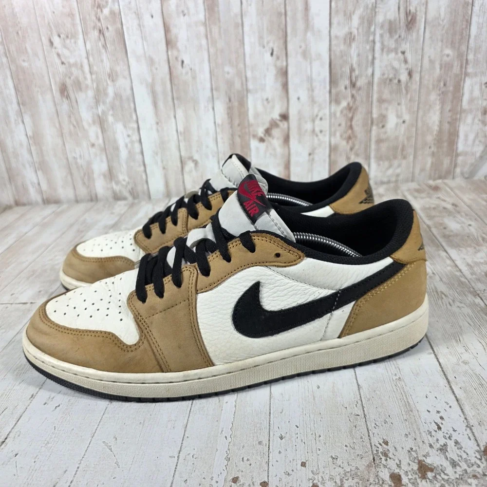 Air Jordan 1 Retro Low OG Mocha Palomino Black White CZ0790-107 Mens 13